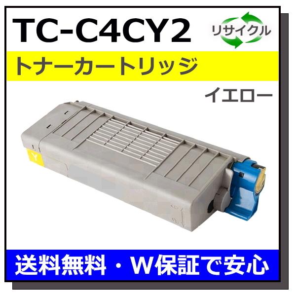 沖データ TC-C4CY2 イエロー トナーカートリッジ 国産リサイクルトナー COREFIDO2 C712dnw