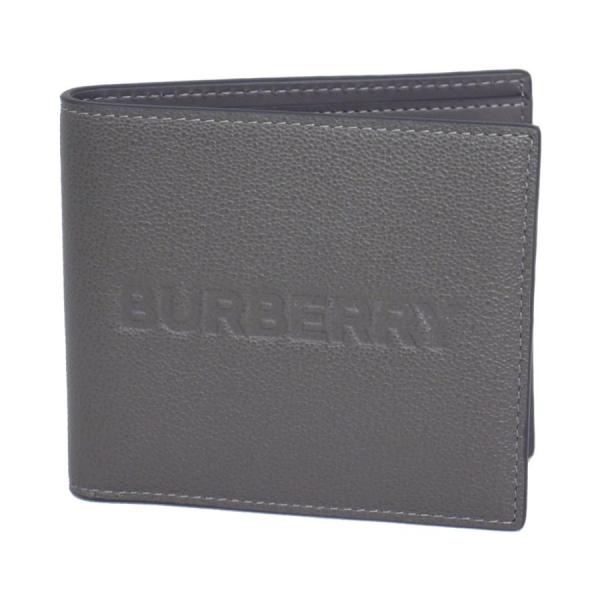 BURBERRY（バーバリー） 財布 メンズ 二つ折り札入れ エンボスロゴ