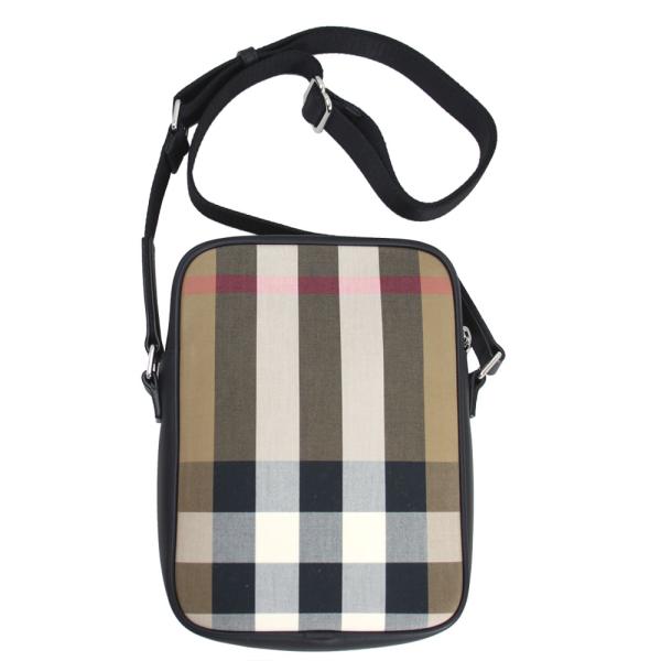 バーバリー BURBERRY ハンドバッグ バッグ ナイロン レザー レディース ブラック系 / ベージュ系 / マルチカラー 8111317 【新品】 BURBERRY（バーバリー） バッグ レディース 斜め掛けショルダーバッグ