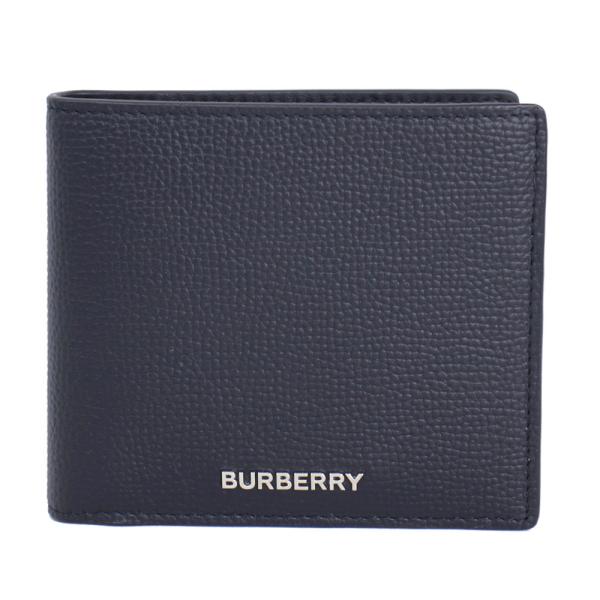 BURBERRY バーバリー 財布 メンズ 二つ折り財布 レザー ダーク