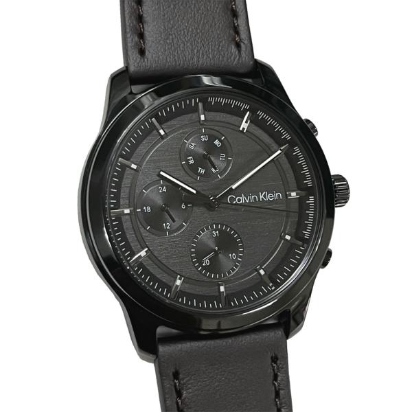 Amazon.co.jp: Calvin Klein City Men's Chrono Black Leather