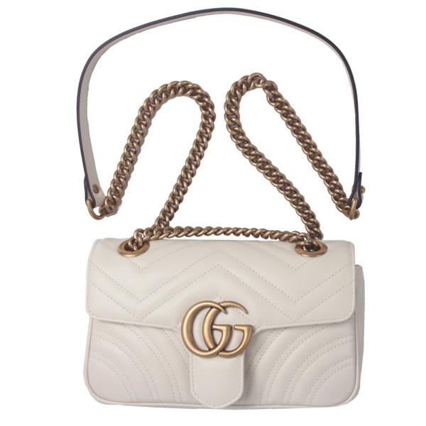 GUCCI【国内発】GGマーモント キルティング チェーンミニバッグ GUCCI 【超美品】グッチ GGマーモント キルティングミニバッグ