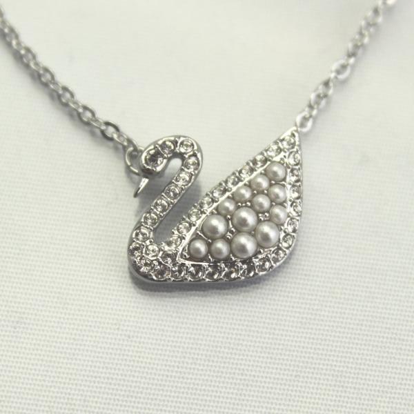 スワロフスキー シルバー クリスタル　スワン 新品 未使用 です。 SWAROVSKI スワロフスキー Swarovski クリスタル 白鳥『スワンL