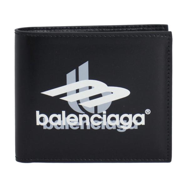 BALENCIAGA バレンシアガ 財布 メンズ 二つ折り札入れ ロゴ