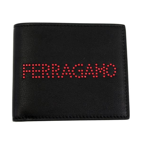 FERRAGAMO フェラガモ 二つ折り札入れ 財布 メンズ レザー