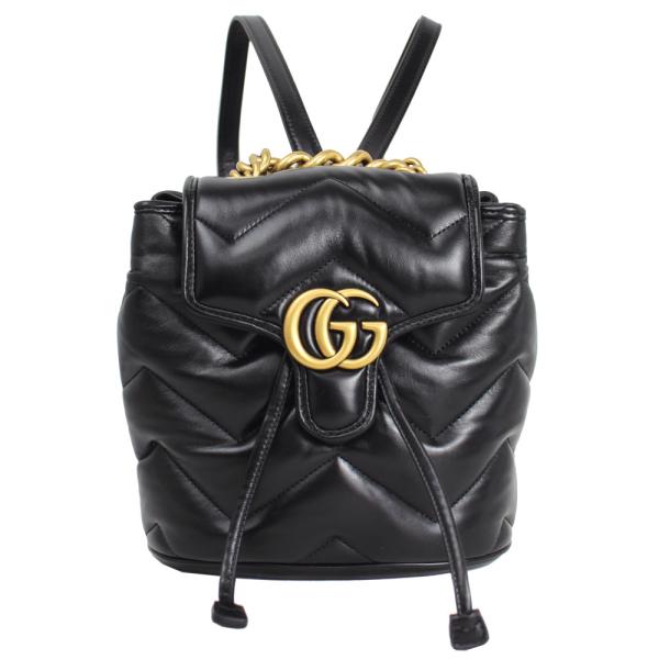 GUCCI（グッチ） バックパック リュック GGマーモント チェーン