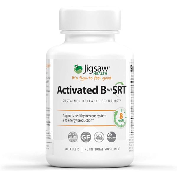 Jigsaw Health社ビタミンBコンプレックス　B1、B3、B5、B6、B12葉酸を含む120粒入り