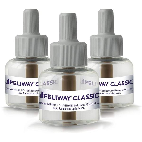 お得な3本セット 詰め替え用 FELIWAY社クラシックカーミングディフューザーリフィル48ml×3本Classic Calming Diffuser Refill 3bottle