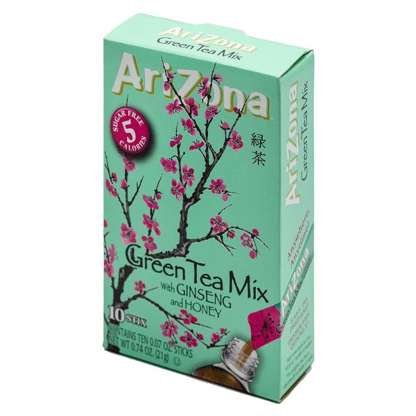 高麗人参と蜂蜜入りアリゾナ緑茶 アリゾナグリーンティーパウダー 10本