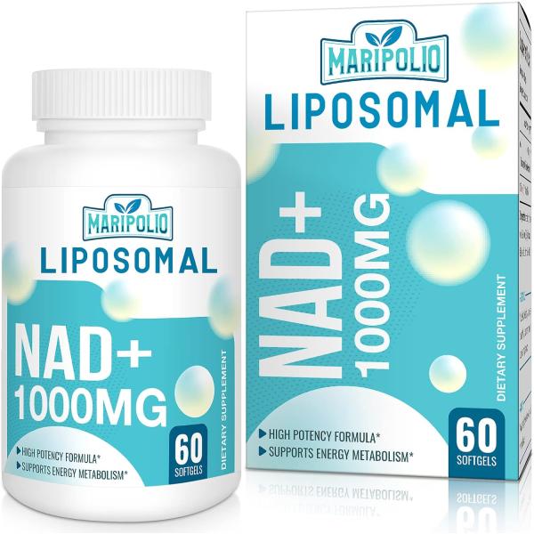 Maripolio社リポソームNAD +1粒あたり500mg配合サプリメント60粒入り1本
