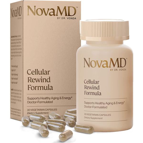NOVAMD社 NMN1粒あたり300mg配合他 ビタミンB12が6mcgセレン100mcg 銅1mcg CoQ10が10mg PQQが10mg黒胡椒エキス5mgの配合30粒入り サプリメント