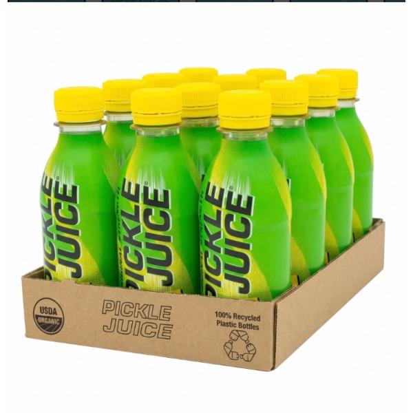 「お得な12本セット」オーガニック ピクルスジュース Pickle Juice 8.6 oz 254ml ×12本 砂糖不使用 カロリーゼロ 人工添加物不使用