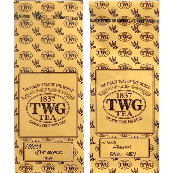 TWG　1837ブラックティー　フレンチアールグレイ　など　50g　6個セット TWG 1837ブラックティー フレンチアールグレイ 各50g 4個 - メルカリ