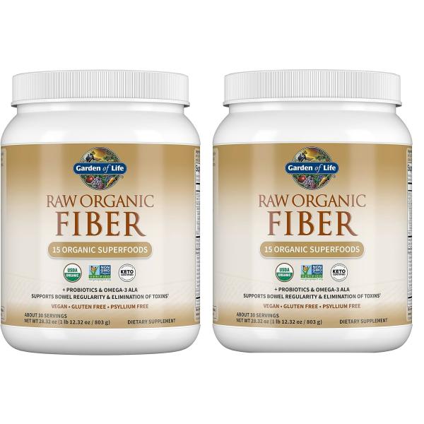 「お得な2本セット」GARDENOFLIFE社　ローファイバー-ビヨンドオーガニック繊維　803g ×2本RAW Organic Fiber(803 g)×2本