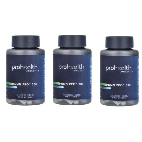 お得な3個セット ProHealth NMN Pro 300　30粒入×3本 若々しさを目指したい方へ