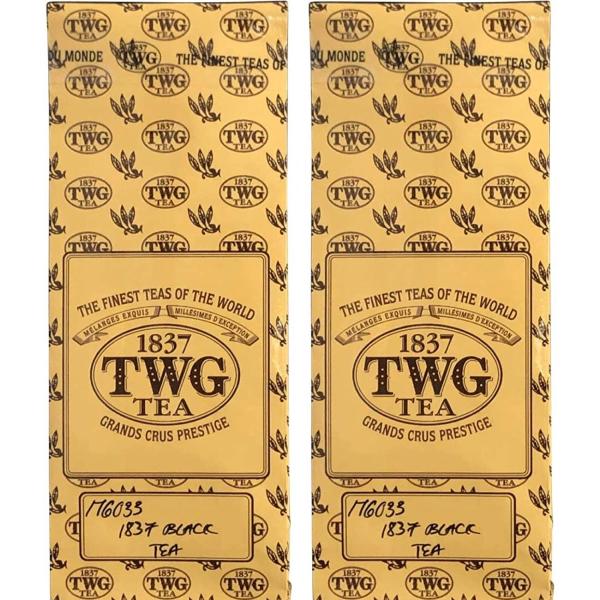 シンガポールの高級紅茶TWG1837　Black Tea ブラックティー 50g×2袋茶葉