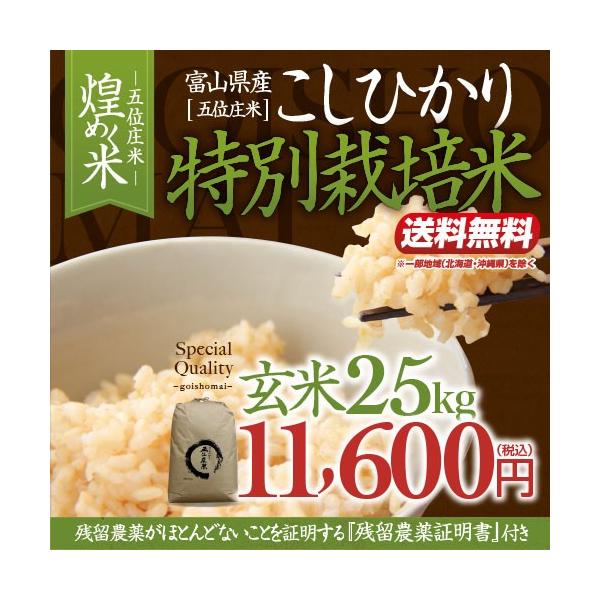 捧呈 R4年富山県産コシヒカリ白米7分つき9kg✳️関東,東海,信越,関西