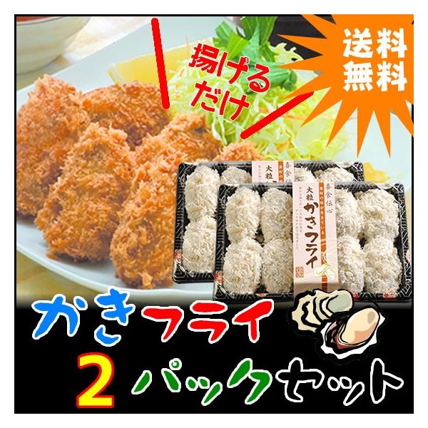 牡蠣フライ2パックセット 大粒粒 冷凍食品 宮城県産 お惣菜 カキ Www Energytribune Com