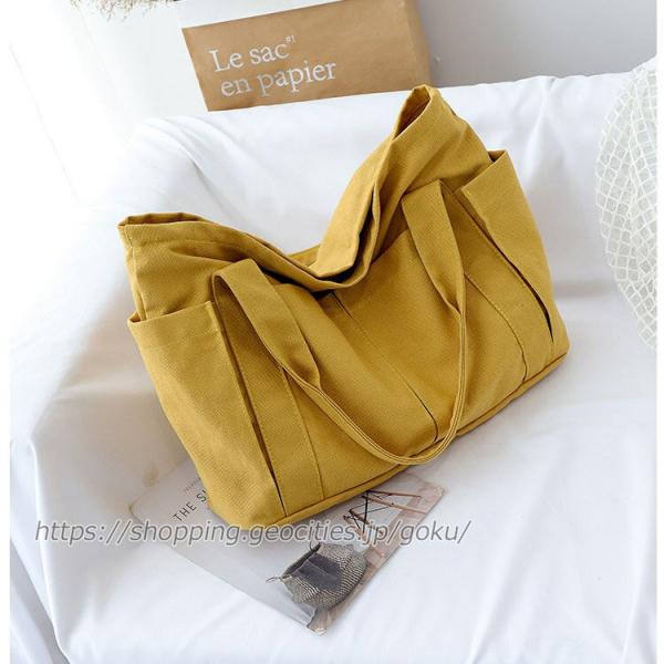 トートバッグ レディース 仕切り キャンバス トート 大きめ 横 大きい ファスナー付き 通勤 通学 Bigトート 17春夏新色