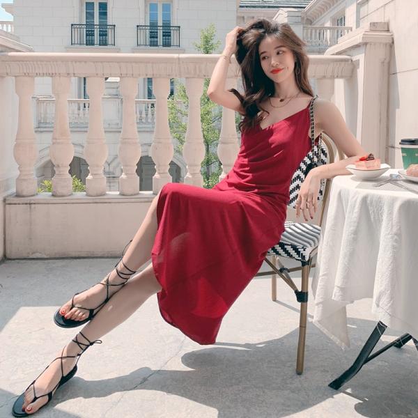 レディース ワンピース ビーチワンピース 安い おしゃれ 夏 マキシ丈ビーチワンピース リゾート 旅行 シフォン ノースリーブ Stq045 悟空 通販 Yahoo ショッピング