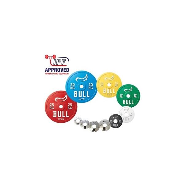 BULL］パワーリフティングプレート411kgセット IPF（国際パワー