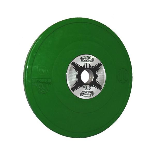 ウエサカ］V型トレーニング用ラバープレート 10kg（2枚1組） :uesaka