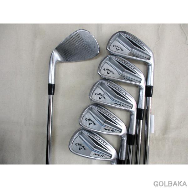 U11】【中古】C：キャロウェイ APEX PROアイアンセット6本（＃5-P