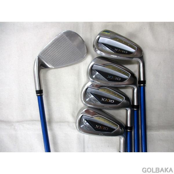 XXIO13 6~P 純正Sシャフト【5本セット】 中古】B：ダンロップXXIO 13アイアンセット5本（＃6-P） ロフト28.5