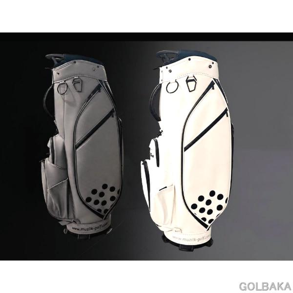 送料無料 刻印未対応【新品】【メンズ】ムジークキャディバッグ CB26 スリムカート メタルロゴ 【w10p0】vc3vc4
