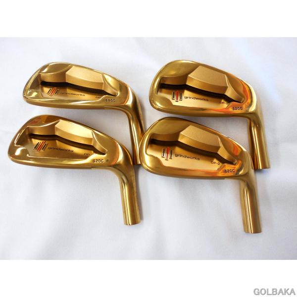 【送料無料】【中古】BC：【ヘッドのみ】グラインドワークス DP-2 S20Cアイアンセット4本（＃8-P.A） ロフト35/39/43/49°