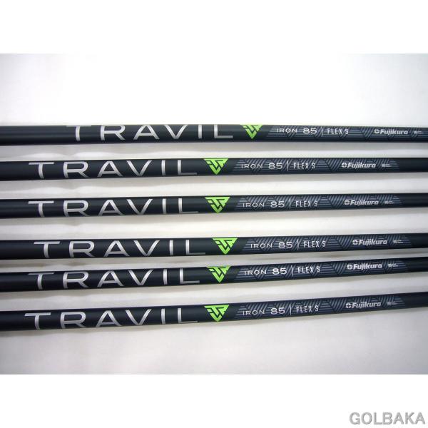 中古】B：【シャフトのみ】フジクラTRAVIL IRON 85/S 6本セット