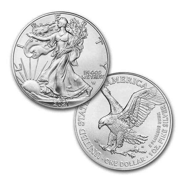 【限定】2021年 リバティ 1オンス 純銀 保証書・カプセル付き] 2021年 (新品) アメリカ 「イーグル