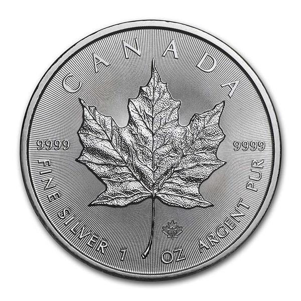 商品名 : 2021年 (新品) カナダ「メイプルリーフ」純銀 1オンス 銀貨品位    : 99.99％の純銀重量    : 1オンス (31.1グラム)状態    : 未使用品・新品サイズ : 38 mm x 3.29 mm同梱品 : ...