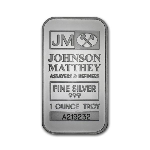 商品名 : (新品) アメリカ「ジョンソン・マッセイ」純銀 1オンス バー品位　 : 99.9％の純銀重量　 : 1オンス (31.1グラム)状態 　: 新品・未使用品サイズ : 50 mm x 28 mm x 2.3 mm同梱品 : 保証...