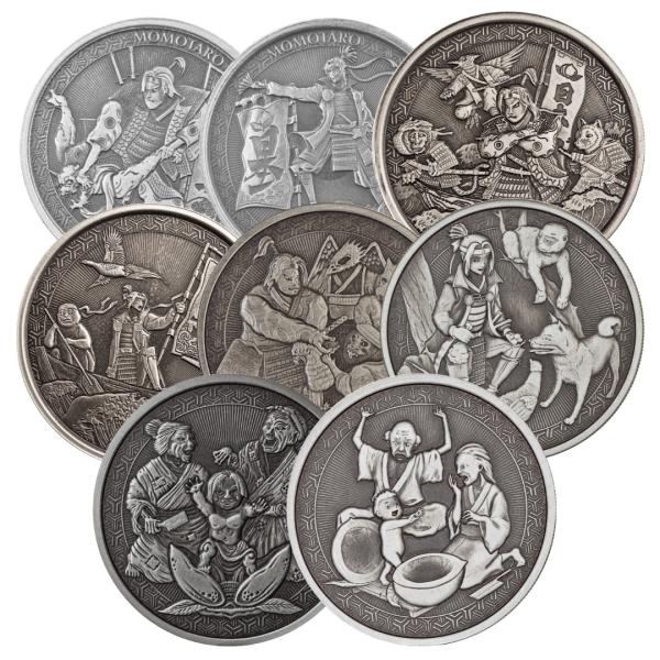 保証書・カプセル付き] (新品) サモア「桃太郎」純銀 1オンス