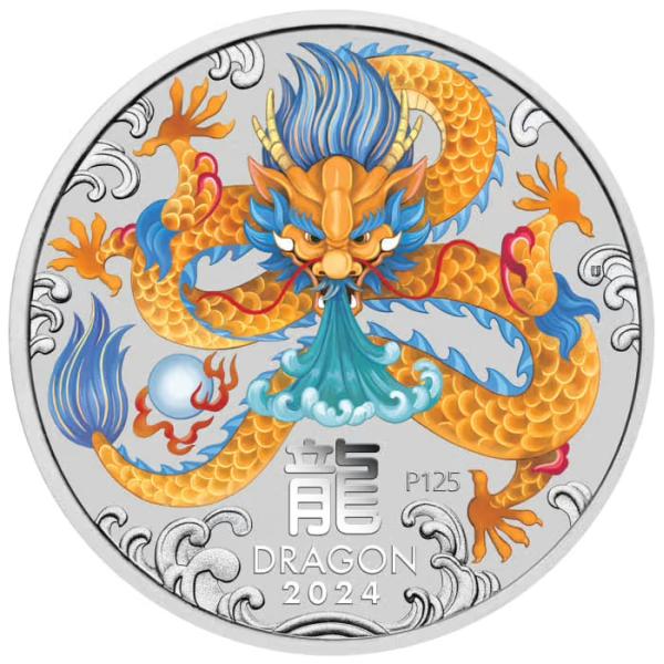 保証書・カプセル付き] 2024年 (新品) オーストラリア「干支 十二支