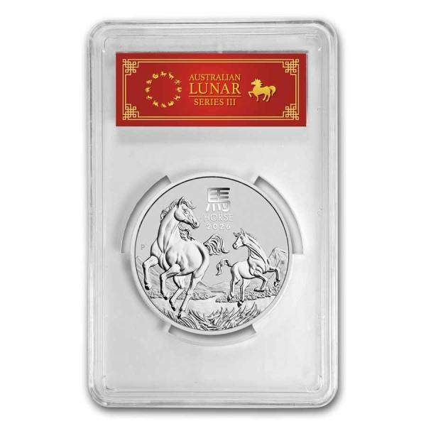 保証書・スラブ付き] 2026年 (新品) オーストラリア「干支 十二支・午