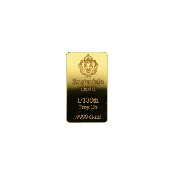 [保証書付き] (新品) アメリカ 純金 1/100オンス 純金 インゴット バー