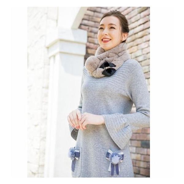 ワンピース ギャラリービスコンティ ファー梵天が可愛いニットワンピース シルバーグレー ビスコンティ２ 大人かわいい服 Buyee 日本代购平台 产品购物网站大全 Buyee一站式代购 Bot Online