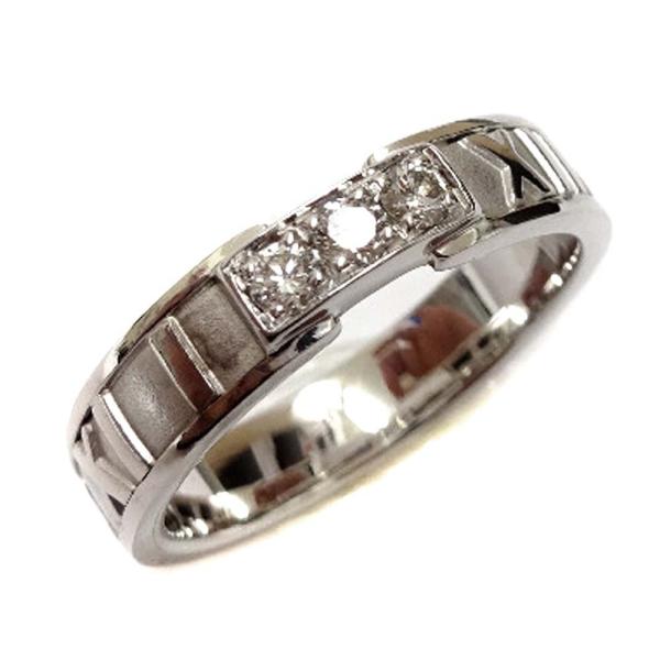 新品仕上げ済み ティファニー アトラス リング 指輪 レディース ダイヤモンド ジュエリー ブランド買うならブランドオフ Tiffanyamp