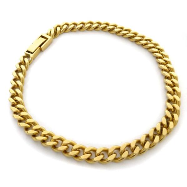 好評受付中 ノーブランド 喜平 2面 シングル 全長約 18 5cm 約 15 1g ブレスレット Brand イエローゴールド 送料無料 ジュエリー メンズ No 中古 K18ゴールド