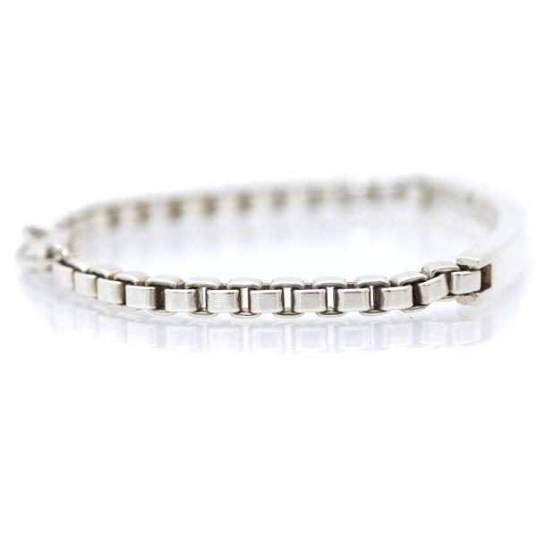 ティファニー Idプレート ベネチアン New ブレスレット メンズ シルバー925 アクセサリー 中古 Tiffanyamp Co 送料無料 シルバー