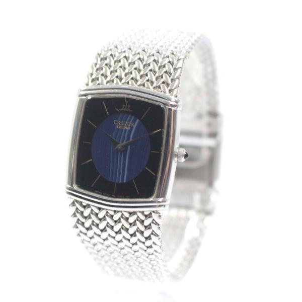 セイコー クレドール 腕時計 レディース クオーツ シルバー 6730 5340 中古 ブラック 驚きの価格が実現 送料無料 Seiko