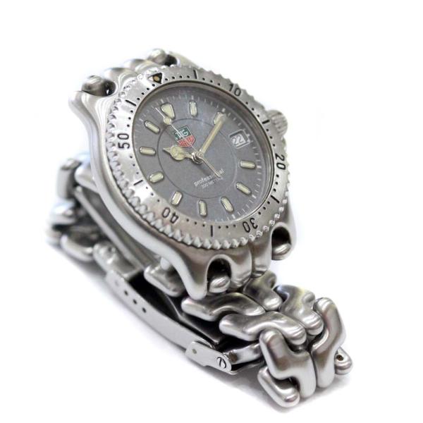 格安激安 タグホイヤー プロフェッショナル 0m 腕時計 メンズ クオーツ グレー文字盤 中古 送料無料 Heuer シルバー Wg1213 Ko