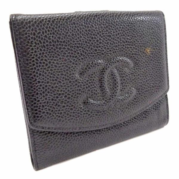 CHANEL（シャネル） ココマーク Wホック 二つ折り財布 レディース