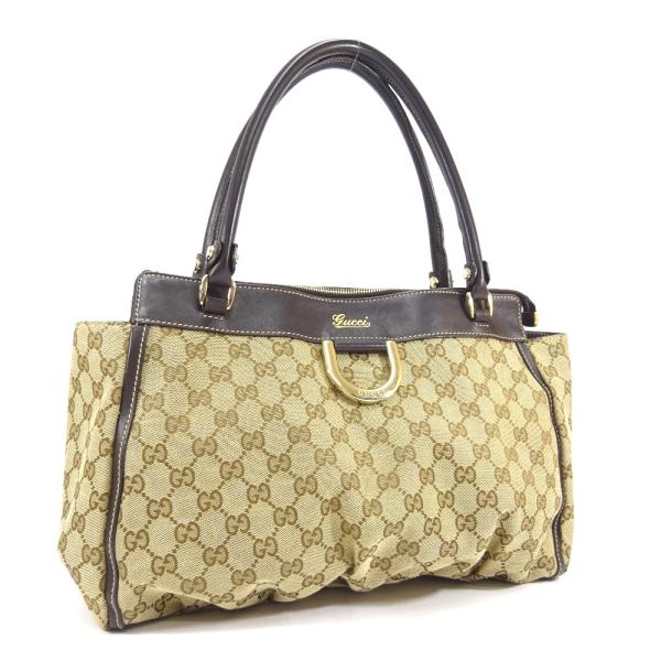 GUCCI（グッチ） GGキャンバス 肩掛けショルダー トートバッグ