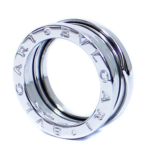 新品仕上げ済み ブルガリ 2バンド B Zero1 ビーゼロワン リング 大人気 指輪 ユニセックス ジュエリー Wg 送料無料 Bvlgari 7 5号 中古 K18ホワイトゴールド