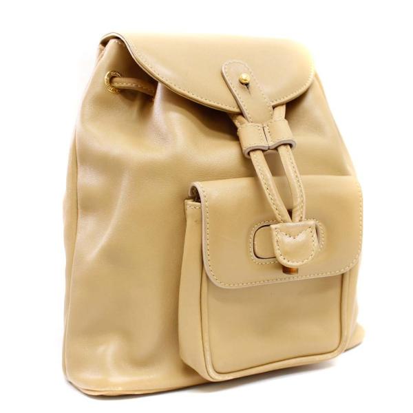 グッチ ミニ リュックサック バンブー リュック デイパック 大放出セール レディース レザー 58 送料無料 ベージュ 中古 003 0030 Gucci