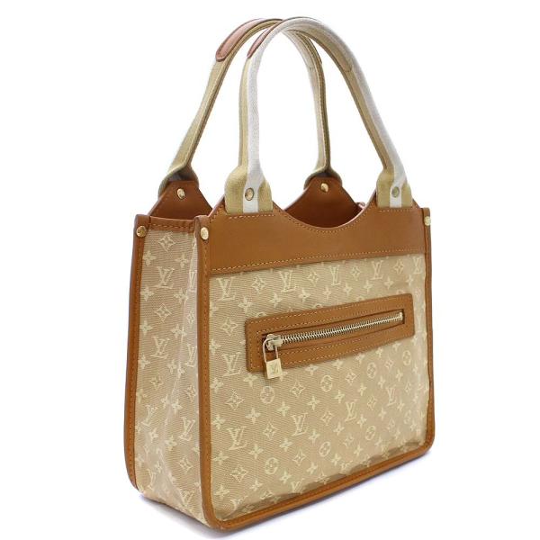 ルイ ヴィトン サック キャトリーン モノグラムミニ ハンドバッグ レディース キャンバス Vuitton ベージュ 中古 実物 Louis M 送料無料 レザー