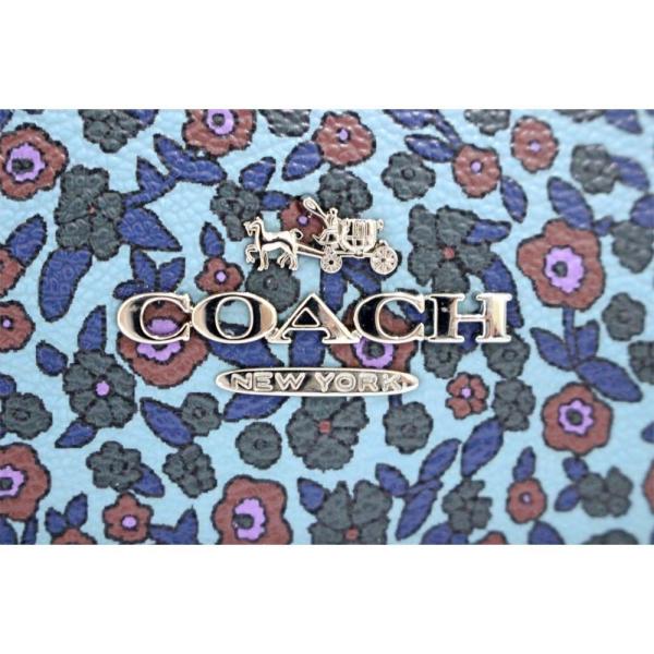 美品 コーチ フラワー 2way プリント 2way 中古 ショルダーバッグ ミニ シエラ サッチェル シエラ ハンドバッグ レディース レザー ブルー F59443 中古 送料無料 Coach Vv 09793 Fk ゴールドエコヤフー店